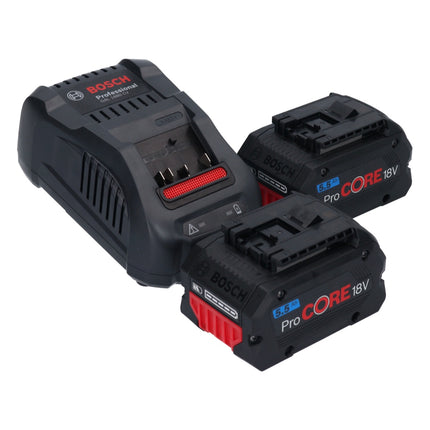 Bosch Starter Set 2x ProCORE 18 V 5 5 Ah Professional Akku GAL 1880 CV Ladegeraet 1600A0214C  1 - toolbrothers