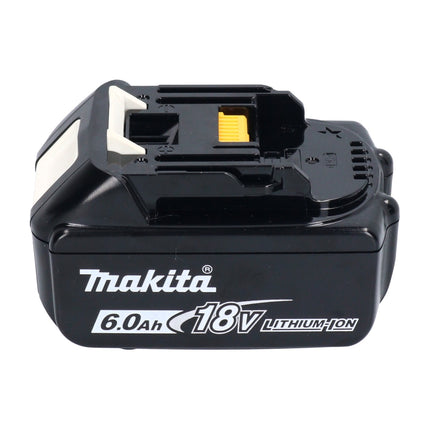 Makita DKP180G1J Rabot sans fil 82mm 18V + 1x Batterie 6,0Ah + Coffret Makpac - sans chargeur