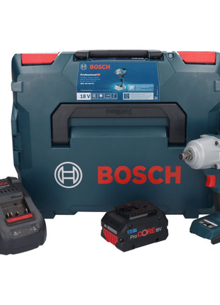 Bosch GDS 18V-450 HC cordless impact wrench 18 V 450 Nm 1/2" + 1x ProCORE rechargeable battery 8.0 Ah + charger + L-Boxx