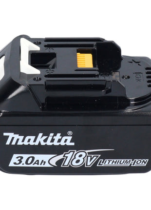 Herramienta multifuncional a batería Makita DTM 52 F1JX4 18 V Starlock Max Brushless + 1x batería 3.0 Ah + juego de accesorios + Makpac - sin cargador