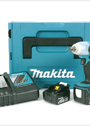 Makita BTW 250 RFJ Akku-Schlagschrauber 14,4 V Li-Ion im MAKPAC, mit 2 x Akku 3 Ah und Ladegerät - Toolbrothers