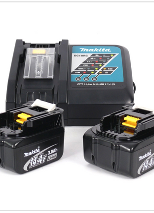 Makita BTW 250 RFJ Akku-Schlagschrauber 14,4 V Li-Ion im MAKPAC, mit 2 x Akku 3 Ah und Ladegerät - Toolbrothers