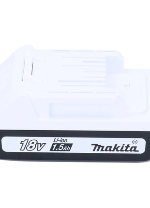 Kit di alimentazione Makita 2x BL 1815 G 18 V 1,5 Ah / 1500 mAh batteria serie G ( 2x 198186-3 ) + caricatore DC 18 WA ( 195423-6 )