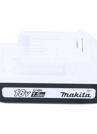 Kit di alimentazione Makita 2x BL 1815 G 18 V 1,5 Ah / 1500 mAh batteria serie G ( 2x 198186-3 ) + caricatore DC 18 WA ( 195423-6 )