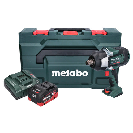 Visseuse à chocs sans fil Metabo SSW 18 LTX 1750 BL 18 V 1750 Nm 3/4" brushless + 1x batterie 5,5 Ah + chargeur + métaBOX