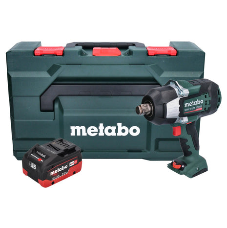 Metabo SSW 18 LTX 1750 BL avvitatore a impulsi a batteria 18 V 1750 Nm 3/4" brushless + 1x batteria ricaricabile 8,0 Ah + metaBOX - senza caricatore