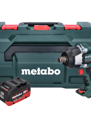 Metabo SSW 18 LTX 1750 BL avvitatore a impulsi a batteria 18 V 1750 Nm 3/4" brushless + 1x batteria ricaricabile 10,0 Ah + metaBOX - senza caricatore