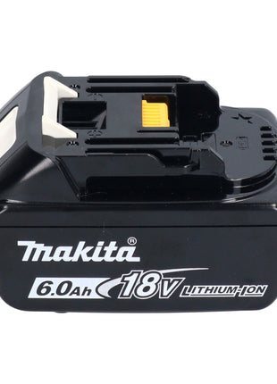 Makita DBO 480 G1J Akku Schwingschleifer 18 V 112 x 102 mm + 1x Akku 6,0 Ah + Makpac - ohne Ladegerät