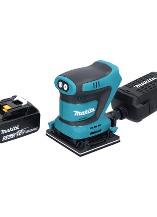 Makita DBO481T1 Ponceuse vibrante sans fil 112 x 102mm 18V + 1x Batterie 5,0Ah - sans Chargeur