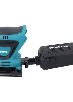 Makita DBO 481 RT1J Levigatrice orbitale a batteria 18 V 112 x 102 mm + 1x batteria ricaricabile 5,0 Ah + caricabatterie + Makpac