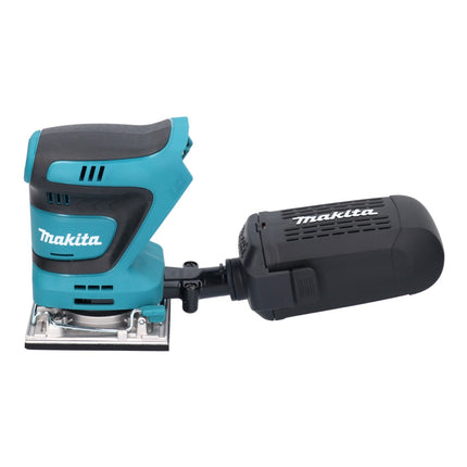 Levigatrice vibrante a batteria Makita DBO 482 M1J 18 V 112 x 102 mm + 1x batteria 4,0 Ah + Makpac - senza caricabatterie