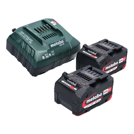 Metabo SGS 18 LTX Q Cisaille à gazon et à buissons sans fil 18 V + 2x batterie 4,0 Ah + chargeur