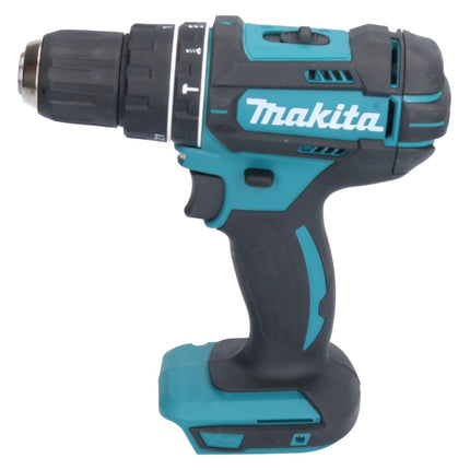 Makita DHP 482 RG1X1 Perceuse-visseuse à percussion sans fil 18 V + 1x Batterie 6,0 Ah + Chargeur + kit d'accessoires - 74 pièces + Mallette