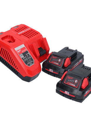 Milwaukee M18 CAG115XPDB-302 Cordless Braking Angle Grinder 115mm 18V Brushless + 2x Batteries 3.0 Ah + Charger