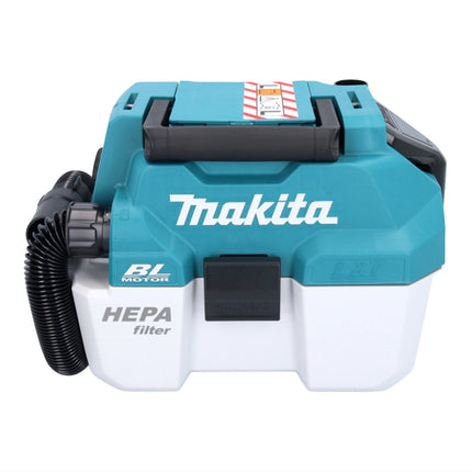 Makita DVC 750 LRF1 Aspirateur Souffleur sans fil  LXT  67mbar 7,5l 18V Brushless + 1x Batterie 3,0Ah + Chargeur