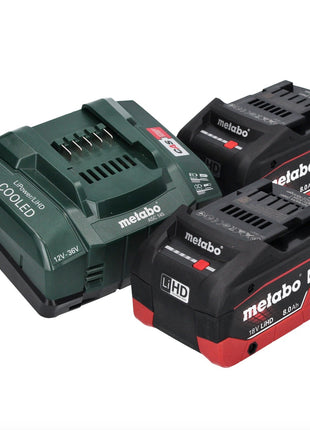 Metabo SSW 18 LT 300 BL cordless impact wrench 18 V 300 Nm brushless + 2x rechargeable battery 8.0 Ah + charger + metaBOX