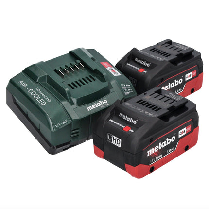 Metabo SSW 18 LT 300 BL Visseuse à choc sans fil 18 V 300 Nm Brushless + 2x batterie 8,0 Ah + chargeur + metaBOX