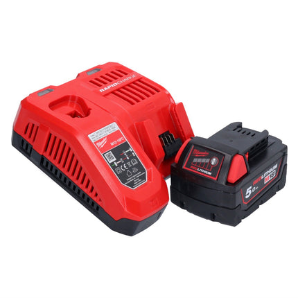 Tronçonneuse à batterie Milwaukee M18 FCHS35-501 18 V 35 cm 12,4 m/s + 1x batterie 5,0 Ah + chargeur