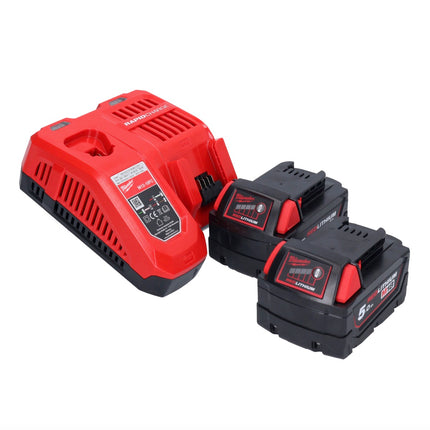 Tronçonneuse à batterie Milwaukee M18 FCHS35-502 18 V 35 cm 12,4 m/s + 2x batteries 5,0 Ah + chargeur