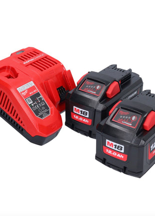 Milwaukee Milwaukee M18 FCHS35-122 Cordless Chainsaw 35cm 12,4m/s 18V + 2x Batteries 12,0 Ah + Charger (4933479679)