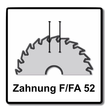 Lama circolare Festool Alluminio / Plastica HW F/FA 52 168 x 1,8 x 20 PW16 ( 205767 ) per TS 60 K, CSC-SYS 50