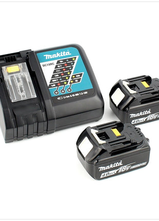 Makita DTW 450 RMJ 18V Li-ion Akku-Schlagschrauber im Makpac + 2 x BL 1840 B 4,0 Ah Akku + DC 18 RC Schnellladegerät - Toolbrothers