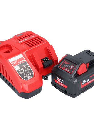 Milwaukee M18 NRG-551 Battery Starter Set High Output 18 V + 1x battery 5.5 Ah ( 4932464712 ) + M12-18 FC charger ( 4932451079 )