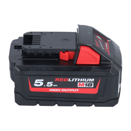 Milwaukee M18 NRG-551 Akku Starter Set High Output 18 V + 1x Akku 5,5 Ah ( 4932464712 ) + M12-18 FC Ladegert ( 4932451079 )