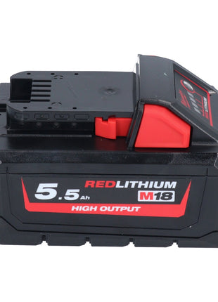 Milwaukee M18 NRG-554 Battery Starter Set High Output 18 V + 4x batteria 5,5 Ah ( 4x 4932464712 ) + caricatore M12-18 FC ( 4932451079 )
