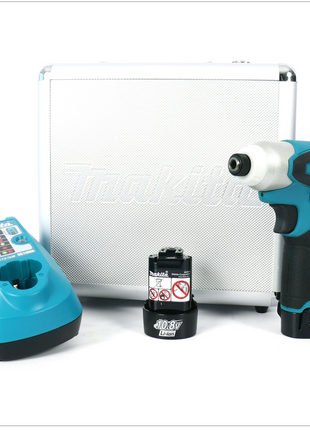 Makita TD 090 DWE 10,8 V Li-Ion Akku-Schlagschrauber inkl. 2x Makita BL 1013 Akku + Makita DC10WA Ladegerät + Makita Alu Koffer - Toolbrothers