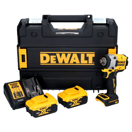 DeWalt DCF 922 P2 Clé à choc 18 V 400 Nm 1/2'' Brushless + 2x batterie 5,0 Ah + chargeur + TSTAK