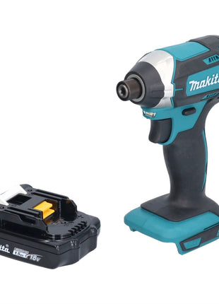 Makita DTD 152 Y1 cordless impact wrench 18 V 165 Nm 1/4" + 1x rechargeable battery 1.5 Ah - without charger