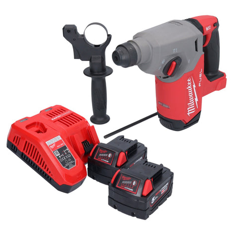 Milwaukee M18 FH-502 Cordless Rotary Hammer 2.5 J 18V SDS plus Brushless + 2x Batteries 5.0 Ah + Charger