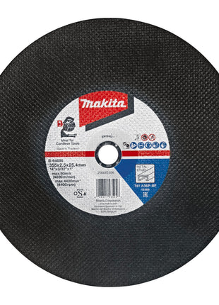Makita B-64696-5 Trennscheibe 355 x 2,5 x 25,4 mm A36P 5 Stück für Stahl - Toolbrothers