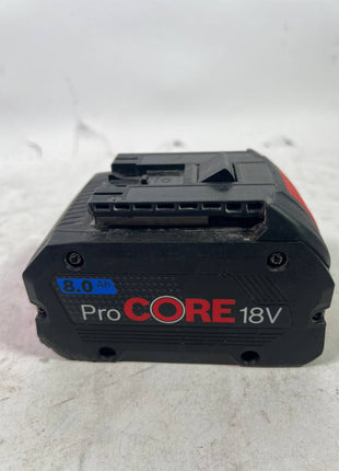 ProCORE 18 V 8 0 Ah Professional Li Ion Einschub Akku GBA 1600A016GK Gebraucht 3 - toolbrothers