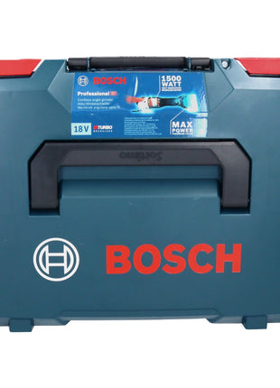 Bosch GWX 18V-15 SC Professional Meuleuse angulaire sans fil 18 V 125 mm BITURBO X-LOCK + 1x batterie ProCORE 8,0 Ah + chargeur + L-BOXX