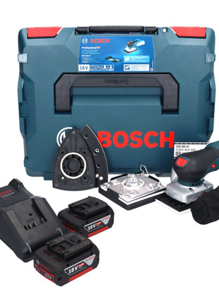 Akumulatorowa szlifierka oscylacyjna Bosch GSS 18V-13 18 V + 2x akumulator 5,0 Ah + ładowarka + L-BOXX