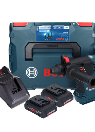 Bosch GBH 18V-24 C Professional Akku Bohrhammer 18 V 2,4 J Brushless SDS plus + 2x ProCORE Akku 4,0 Ah + Ladegerät + L-BOXX - Toolbrothers