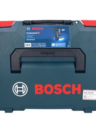 Bosch GNH 18V-64 M Professional Akku Nagler 18 V 64 mm + 2x ProCORE Akku 8,0 Ah + Ladegerät + L-BOXX