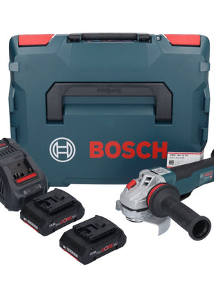 Bosch GWS 18V-10 PC Professional Akku Winkelschleifer 18 V 125 mm Brushless + 2x ProCORE Akku 4,0 Ah + Ladegerät + L-Boxx - Toolbrothers