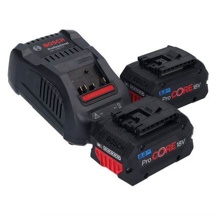 Bosch GCB 18V-63 Professional Scie à ruban sans fil 18 V 63,5 mm + 2x batterie ProCORE 8,0 Ah + chargeur + L-Boxx
