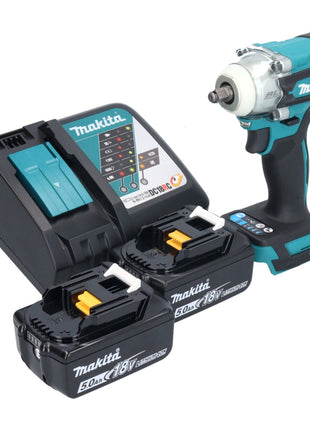 Makita DTW 302 RT Akku Schlagschrauber 18 V 300 Nm 3/8" Brushless + 2x Akku 5,0 Ah + Ladegerät - Toolbrothers