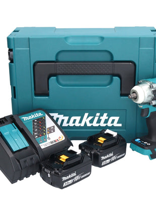 Makita DTW 302 RFJ Akku Schlagschrauber 18 V 300 Nm 3/8" Brushless + 2x Akku 3,0 Ah + Ladegerät + Makpac - Toolbrothers