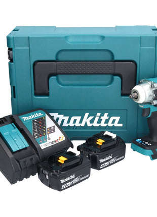 Makita DTW 302 RMJ Akku Schlagschrauber 18 V 300 Nm 3/8" Brushless + 2x Akku 4,0 Ah + Ladegerät + Makpac - Toolbrothers