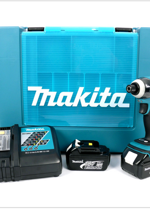 Makita DTD 146 RFE Akku Schlagschrauber 18V 160Nm + 2x Akku 3,0Ah + Ladegerät + Koffer - Toolbrothers