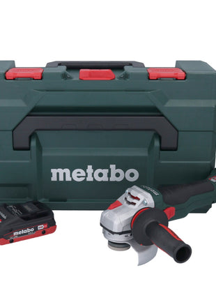 Metabo WB 18 LTX BL 15-125 Quick cordless angle grinder 18 V 125 mm brushless + 1x rechargeable battery 4.0 Ah + metaBOX - without charger