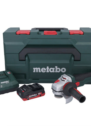 Metabo WB 18 LTX BL 15-125 Quick cordless angle grinder 18 V 125 mm brushless + 1x rechargeable battery 4.0 Ah + charger + metaBOX