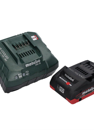 Metabo WB 18 LTX BL 15-125 Quick cordless angle grinder 18 V 125 mm brushless + 1x rechargeable battery 4.0 Ah + charger + metaBOX