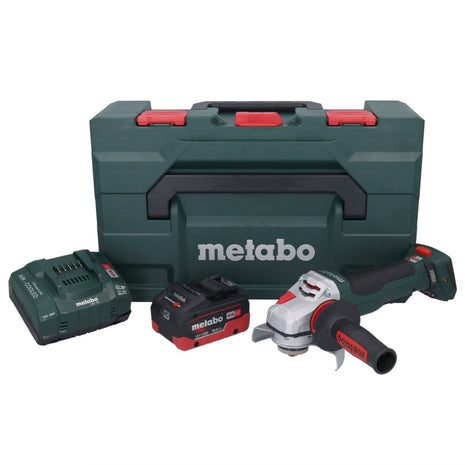 Metabo WPBA 18 LTX BL 15-125 Quick DS Akku Winkelschleifer 18 V 125 mm Brushless + 1x Akku 10,0 Ah + Ladegerät + metaBOX - Toolbrothers