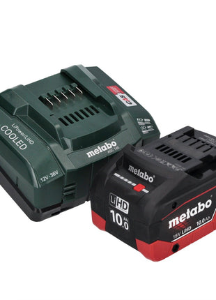 Metabo WB 18 LT BL 11-125 Quick Akku Winkelschleifer 18 V 125 mm Brushless + 1x Akku 10,0 Ah + Ladegerät + metaBOX - Toolbrothers